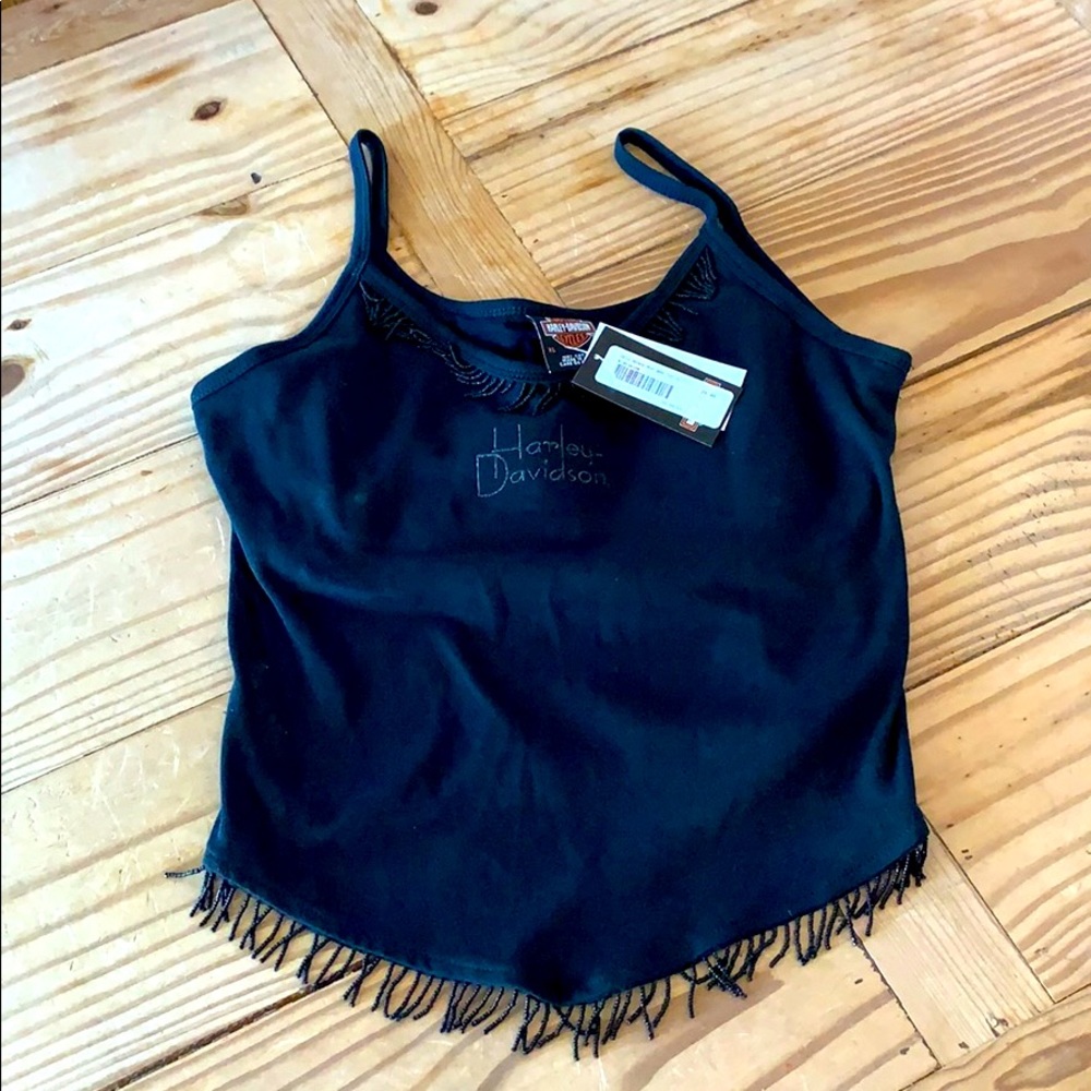 Harley Davidson Beaded Bra Top